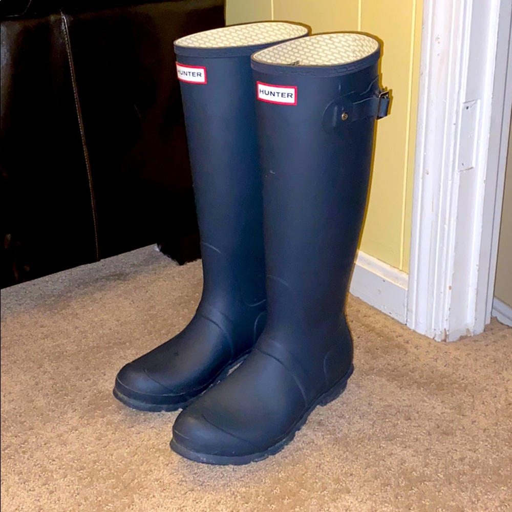 Navy Hunter Tall Boot